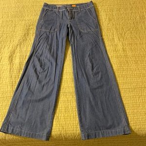 Pilcro Wide-Leg Jeans